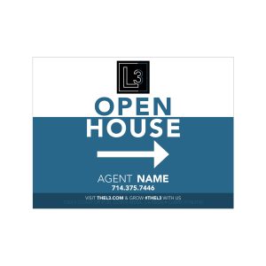 L3 Open House Signs