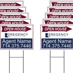 Regency Open House or Garage Sale Pack 2 (Available in 6 and 10 packs)