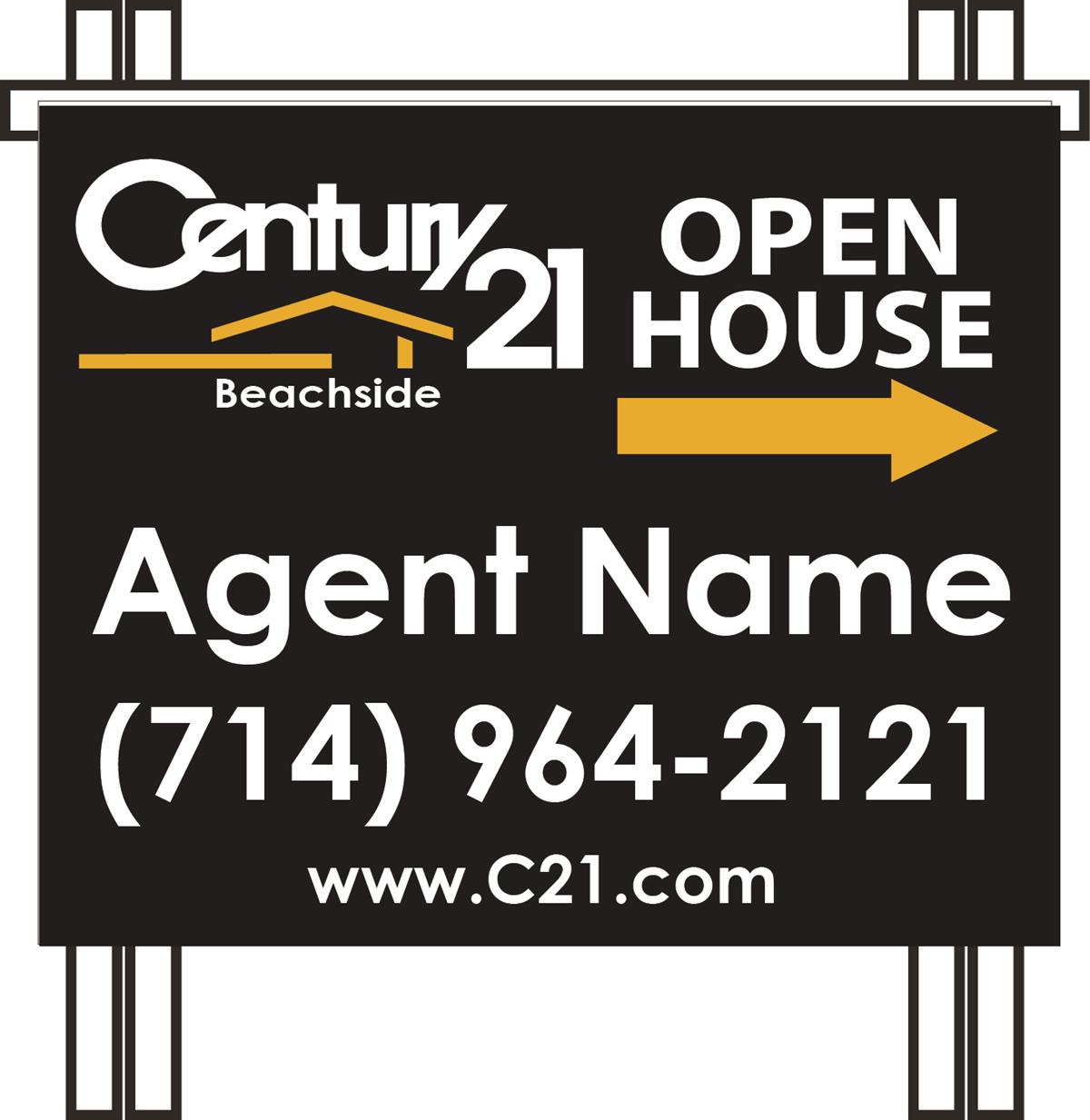 Century 21 PVC Open House A-frame