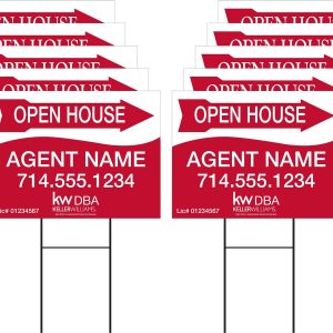 Keller Williams Open House or Garage Sale Pack 2 (Available in 6 and 10 packs)